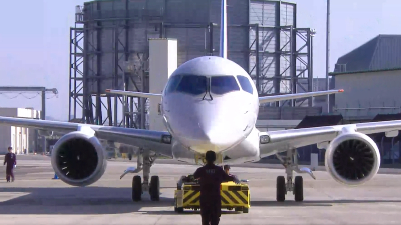 Illustration for article titled This Mitsubishi Regional Jet Is Japan's First New Airliner In 50 Years